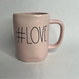 Rae Dunn Artisan Collection By Magenta #LOVE Mug PINK Coffee Cup 16 fl oz‎